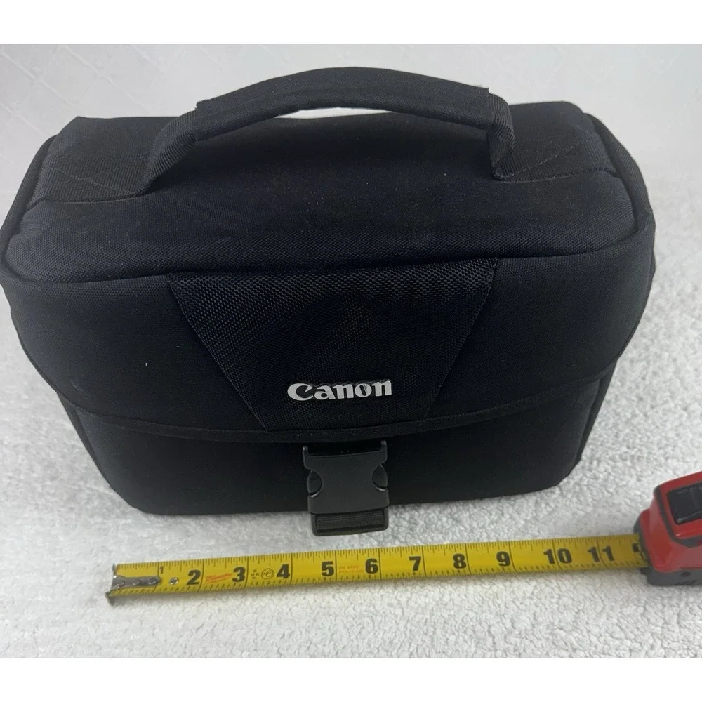 Canon EOS Shoulder Bag (Black) No Divider Plus Camera Strap